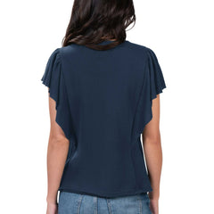 Atlanta Braves G-III 4Her by Carl Banks Women's Crowd Wave T-Shirt - Navy