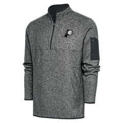 Indiana Pacers Antigua Metallic Logo Big & Tall Fortune Quarter-Zip Jacket - Heather Gray shop