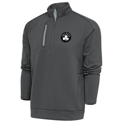 Boston Celtics Antigua Metallic Logo Generation Quarter-Zip Top - Pewter online