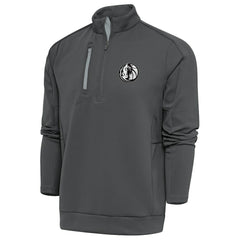 Dallas Mavericks Antigua Metallic Logo Generation Quarter-Zip Top sale - Pewter online