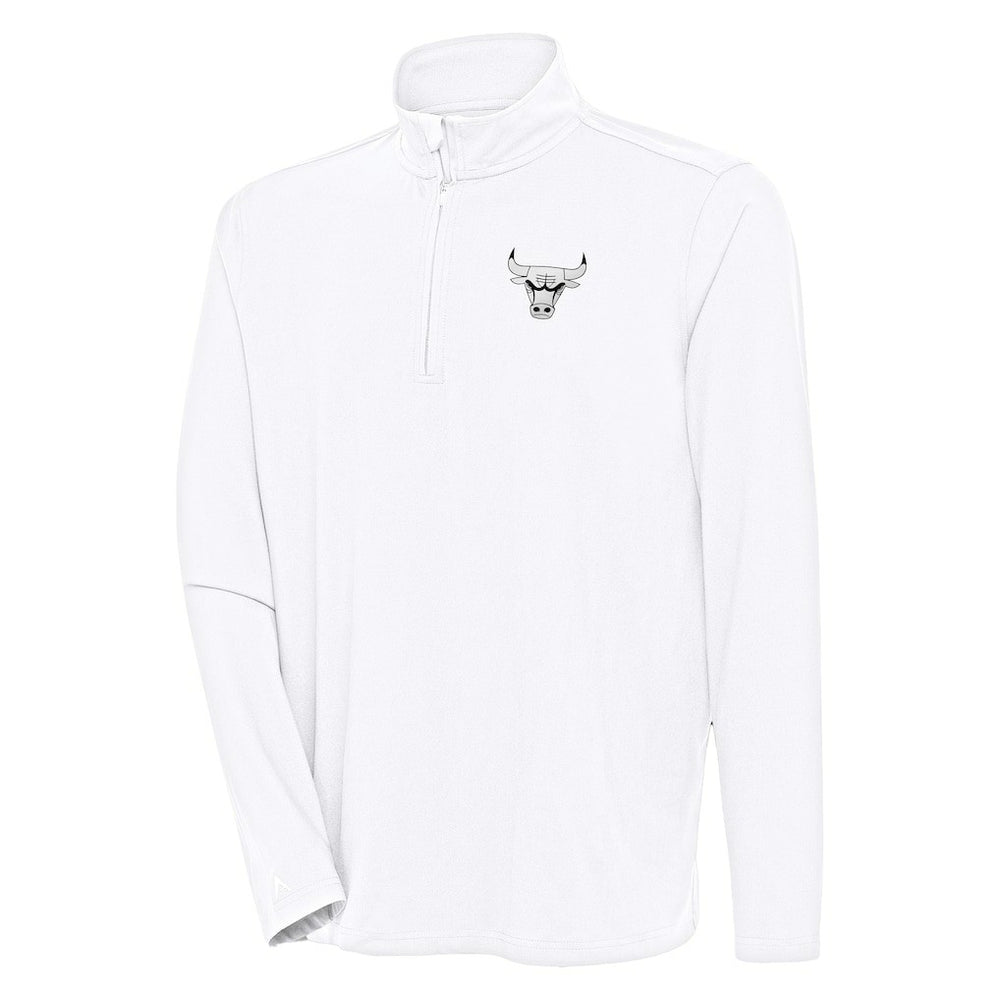 Chicago Bulls Antigua Hunk Quarter-Zip Top - White for sale