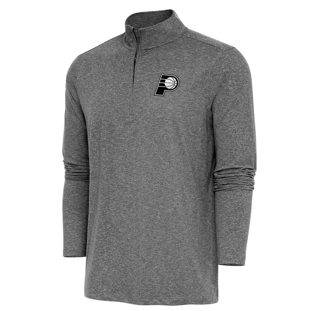 Indiana Pacers Antigua Hunk Quarter-Zip Top - Heather Black online