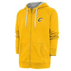 Cleveland Cavaliers Antigua Metallic Logo Victory Raglan Full-Zip Hoodie sale - Gold for sale