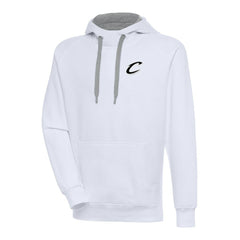 Cleveland Cavaliers Antigua Metallic Logo Victory Raglan Pullover Hoodie sale - White online