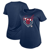 Chicago Cubs Women's Americana T-Shirt - Navy | New Era
