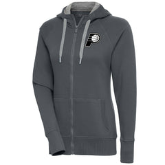 Indiana Pacers Antigua Women's Brushed Metallic Victory Full-Zip Hoodie - Charcoal shop