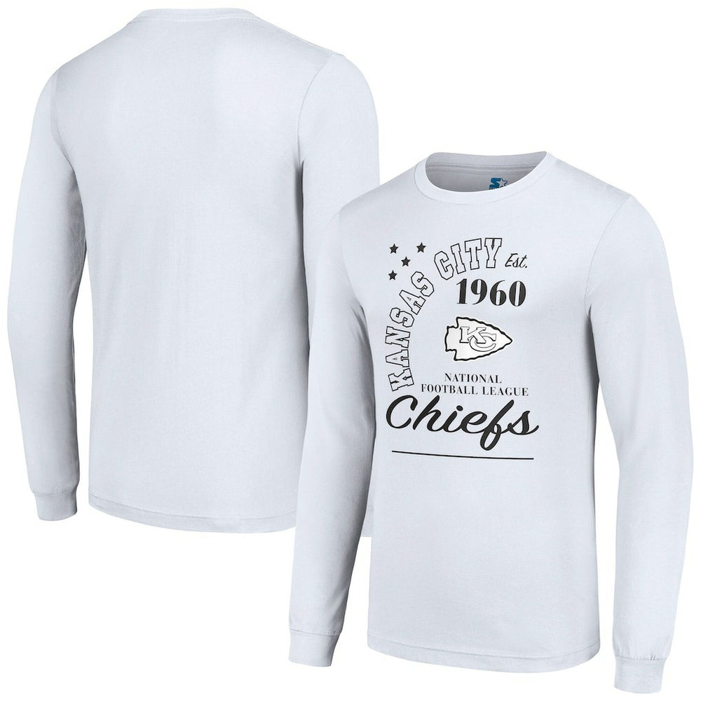 Kansas City Chiefs Starter Arch City Long Sleeve T-Shirt - White cheap