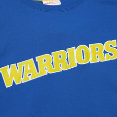Golden State Warriors Hardwood Classics There and Back Pullover Sweatshirt sale - Royal | Mitchell & Ness on sale