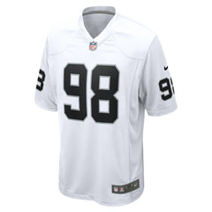 Maxx Crosby Las Vegas Raiders Game Jersey - White | Nike for sale