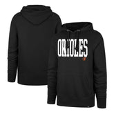 Baltimore Orioles Dime Headline Pullover Hoodie - Black | 47 brand