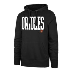 Baltimore Orioles Dime Headline Pullover Hoodie - Black | 47 brand