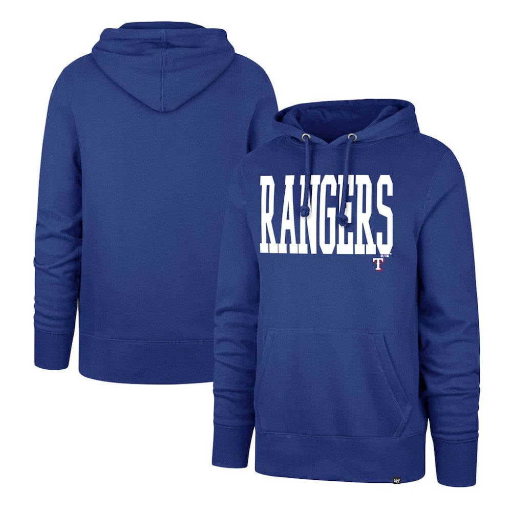 Texas Rangers Dime Headline Pullover Hoodie - Royal | 47 brand