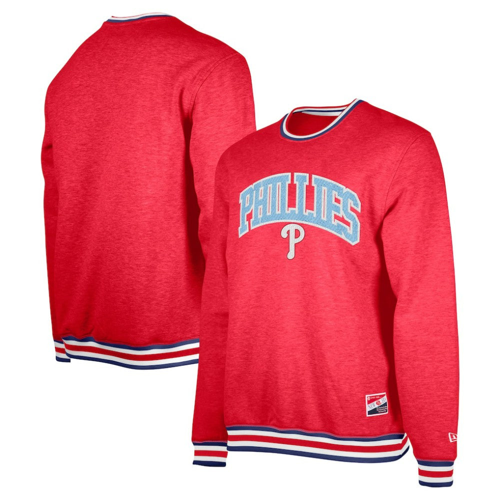 Philadelphia Phillies Pullover Sweatshirt - Red | New Era