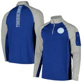 Chicago Cubs Father's Day Raglan Quarter-Zip Top - Royal | New Era