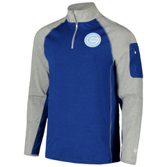 Chicago Cubs Father's Day Raglan Quarter-Zip Top - Royal | New Era