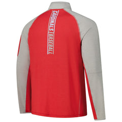 St. Louis Cardinals Father's Day Raglan Quarter-Zip Top - Red | New Era