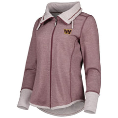 Washington Commanders Women's Sport Sun Fade Full-Zip Sweatshirt - Burgundy online