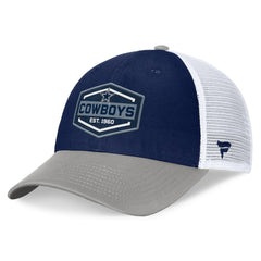 Dallas Cowboys Bench Trucker Adjustable Hat - Navy/Gray for sale