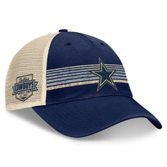 Dallas Cowboys Fundamentals Stripes Trucker Adjustable Hat - Navy/Natural on sale