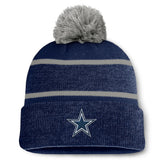 Dallas Cowboys Fundamentals Holding Cuffed Knit Hat with Pom - Navy outlet