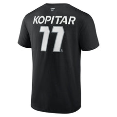 Anze Kopitar Los Angeles Kings Fanatics Authentic Pro Prime Name & Number T-Shirt Black