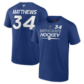 Auston Matthews Toronto Maple Leafs Fanatics Authentic Pro Prime Name & Number T-Shirt Blue