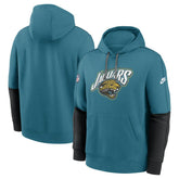 Jacksonville Jaguars Throwback Alternate Logo Team Issue Club Pullover Hoodie - Teal | Nike outlet