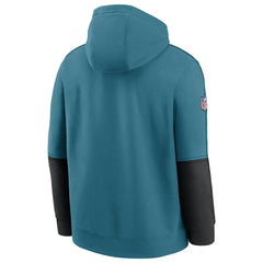 Jacksonville Jaguars Throwback Alternate Logo Team Issue Club Pullover Hoodie - Teal | Nike outlet