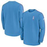 Tennessee Titans Alternate Logo Coach Long Sleeve Top - Light Blue | Nike discount