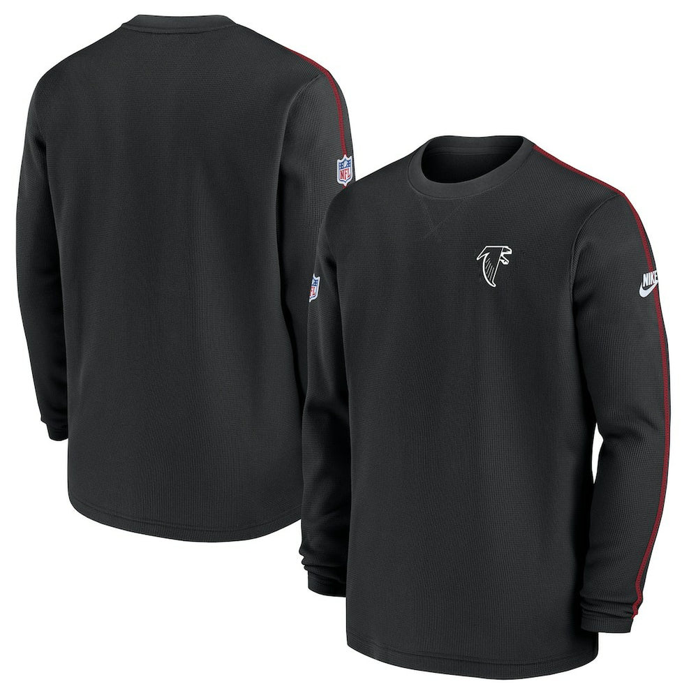 Atlanta Falcons Alternate Logo Coach Long Sleeve Top - Black | Nike outlet