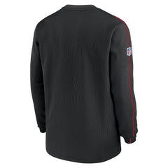 Atlanta Falcons Alternate Logo Coach Long Sleeve Top - Black | Nike outlet