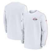 Cleveland Browns Alternate Logo Coach Long Sleeve Top - White | Nike outlet