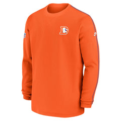 Denver Broncos Alternate Logo Coach Long Sleeve Top - Orange | Nike on sale