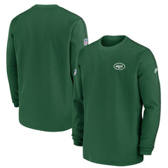 New York Jets Alternate Logo Coach Long Sleeve Top - Green | Nike for sale