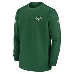 New York Jets Alternate Logo Coach Long Sleeve Top - Green | Nike for sale