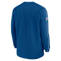 Indianapolis Colts Alternate Logo Coach Long Sleeve Top - Royal | Nike discount