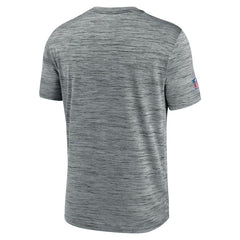 Minnesota Vikings Sideline Velocity Throwback Logo Dri-FIT T-Shirt - Gray | Nike cheap