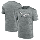 Philadelphia Eagles Sideline Velocity Throwback Logo Dri-FIT T-Shirt - Gray | Nike online