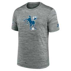 Indianapolis Colts Sideline Velocity Throwback Logo Dri-FIT T-Shirt - Gray | Nike on sale