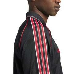 Manchester United Originals Lifestyler Long Sleeve Jersey - Black | Adidas cheap