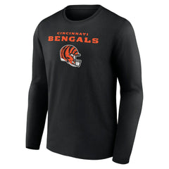 Cam Taylor-Britt Cincinnati Bengals Team Wordmark Player Name & Number Long Sleeve T-Shirt - Black on sale
