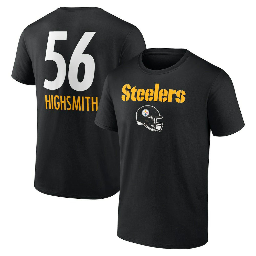 Alex Highsmith Pittsburgh Steelers Team Wordmark Player Name & Number T-Shirt - Black discount
