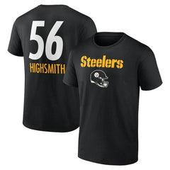 Alex Highsmith Pittsburgh Steelers Team Wordmark Player Name & Number T-Shirt - Black discount