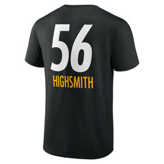 Alex Highsmith Pittsburgh Steelers Team Wordmark Player Name & Number T-Shirt - Black discount