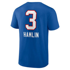 Damar Hamlin Buffalo Bills Team Wordmark Player Name & Number T-Shirt - Royal discount