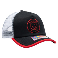 Paris Saint-Germain Unisex Strike One8th Trucker Adjustable Hat - Black discount