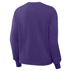 Minnesota Vikings Women's Boxy Long Sleeve T-Shirt - Purple | Nike for sale
