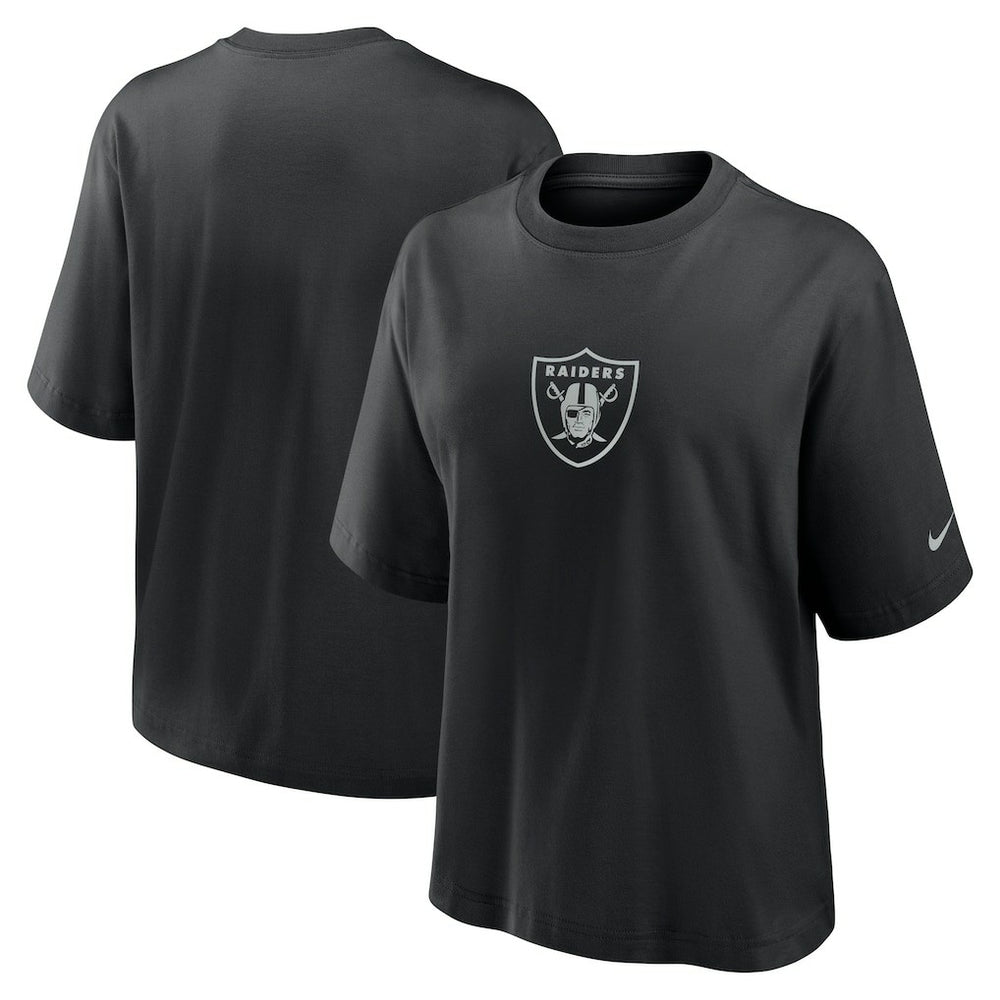 Las Vegas Raiders Women's Boxy T-Shirt - Black | Nike discount