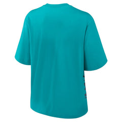 Miami Dolphins Women's Boxy T-Shirt - Aqua | Nike sale
