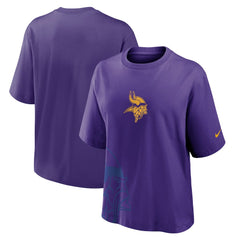 Minnesota Vikings Women's Boxy T-Shirt - Purple | Nike discount